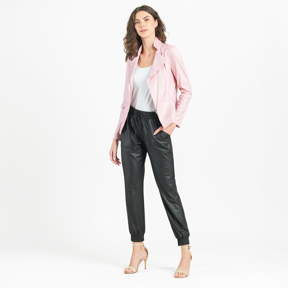 Liquid Leather™ Signature Jacket - Pink | Clara Sunwoo