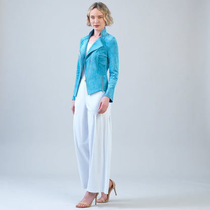 Soft Suede - Signature Jacket - Ocean | Clara Sunwoo