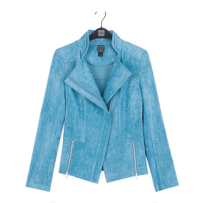 Soft Suede - Signature Jacket - Ocean | Clara Sunwoo