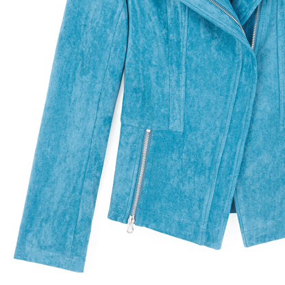 Soft Suede - Signature Jacket - Ocean | Clara Sunwoo