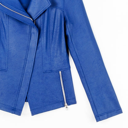 Liquid Leather™ Signature Jacket - Cobalt | Clara Sunwoo