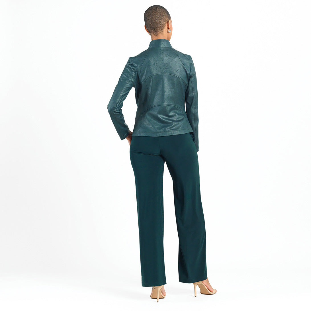 Liquid Leather™ Signature Jacket - Hunter Green | Clara Sunwoo