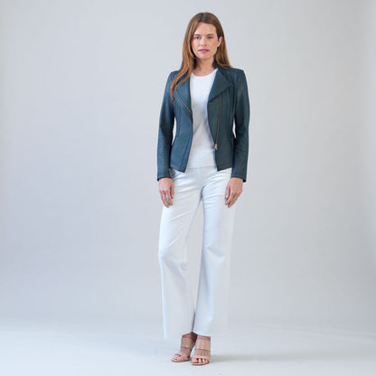 Liquid Leather™ Signature Jacket - Hunter Green | Clara Sunwoo