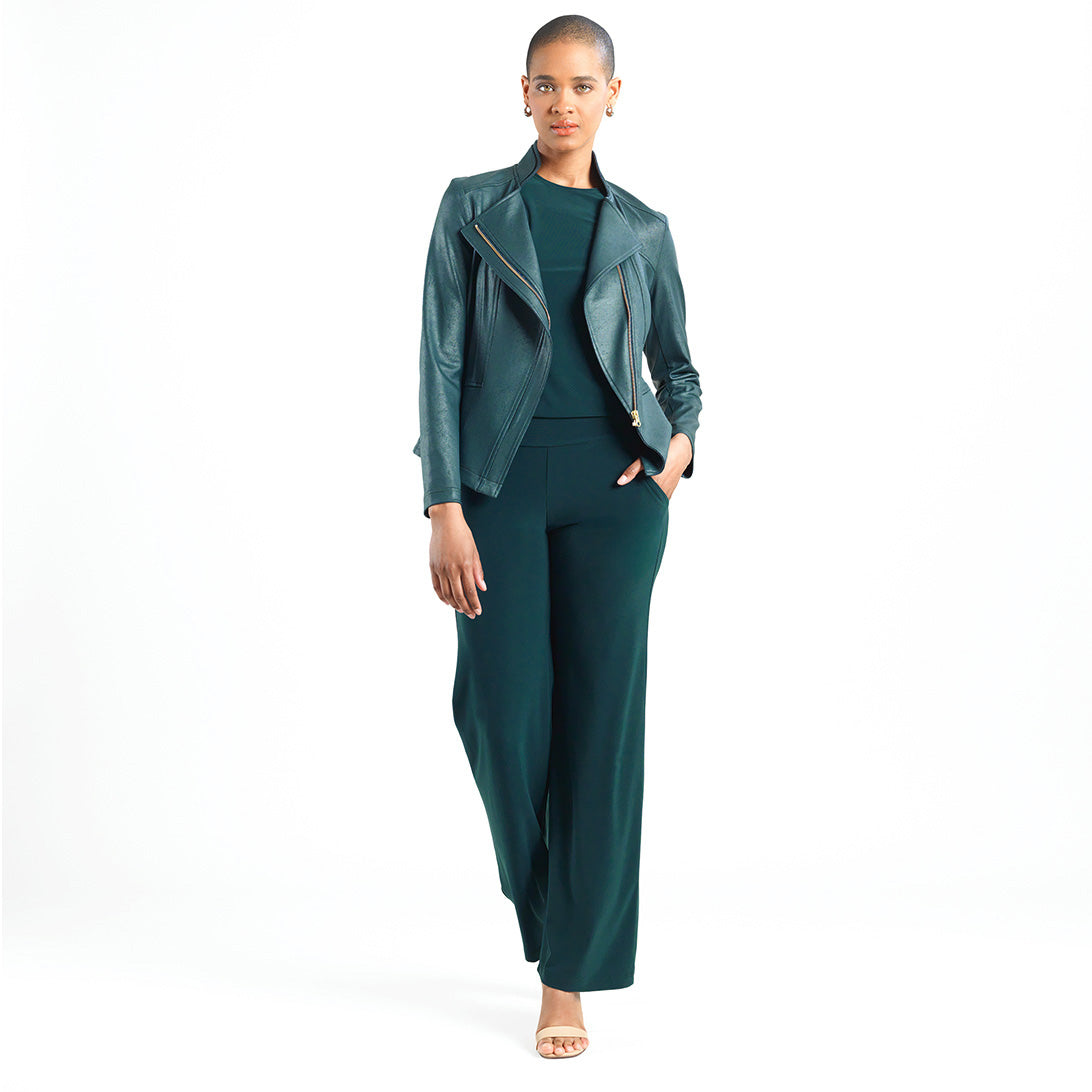 Liquid Leather™ Signature Jacket - Hunter Green | Clara Sunwoo