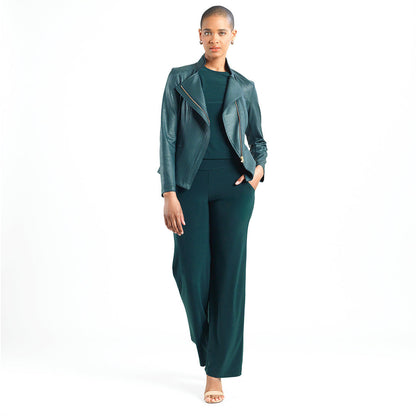 Liquid Leather™ Signature Jacket - Hunter Green | Clara Sunwoo