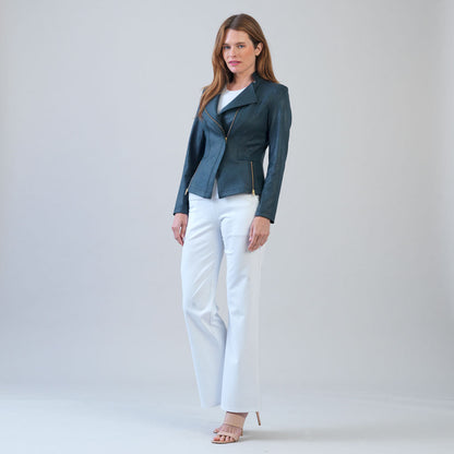 Liquid Leather™ Signature Jacket - Hunter Green | Clara Sunwoo