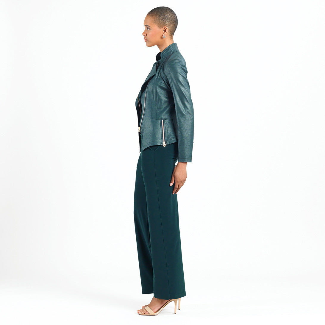 Liquid Leather™ Signature Jacket - Hunter Green | Clara Sunwoo