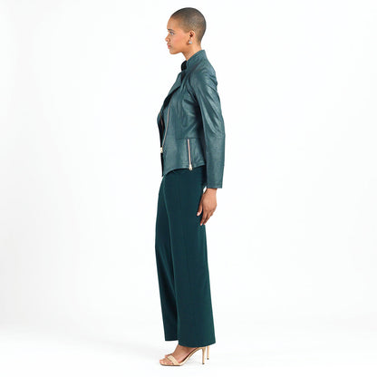 Liquid Leather™ Signature Jacket - Hunter Green | Clara Sunwoo