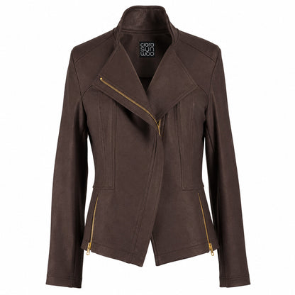 Liquid Leather™ Signature Jacket - Brown | Clara Sunwoo