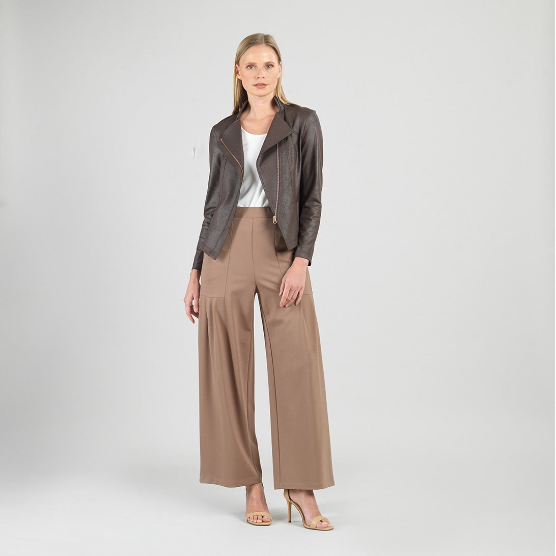 Liquid Leather™ Signature Jacket - Brown | Clara Sunwoo
