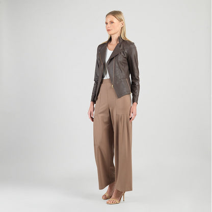 Liquid Leather™ Signature Jacket - Brown | Clara Sunwoo