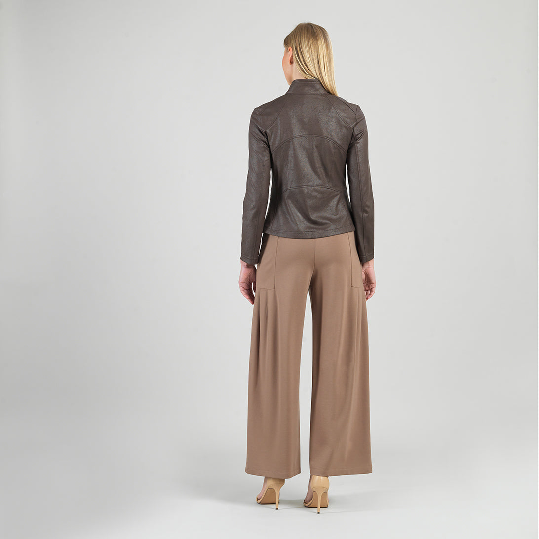 Liquid Leather™ Signature Jacket - Brown | Clara Sunwoo