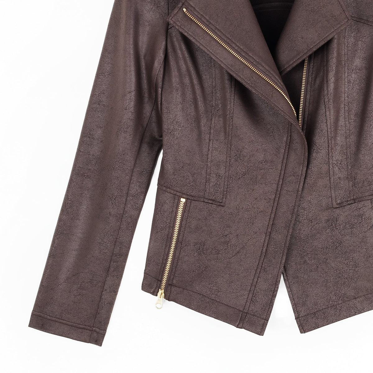 Liquid Leather™ Signature Jacket - Brown | Clara Sunwoo