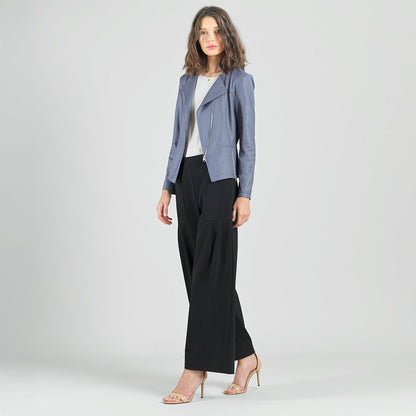 Liquid Leather™ Signature Jacket - Charcoal - Limited Sizes | Clara Sunwoo