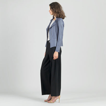 Liquid Leather™ Signature Jacket - Charcoal - Limited Sizes | Clara Sunwoo