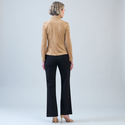 Soft Suede - Signature Jacket - Sand | Clara Sunwoo