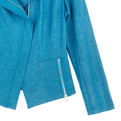 Liquid Leather™ Signature Jacket - Teal | Clara Sunwoo