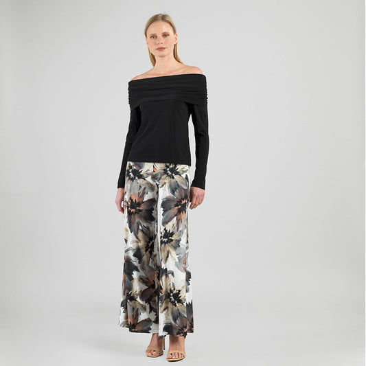 Ruched Off-Shoulder Top - Black - Final Sale | Clara Sunwoo