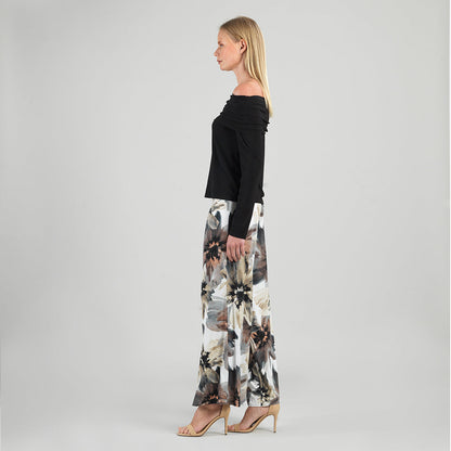 Ruched Off-Shoulder Top - Black - Final Sale | Clara Sunwoo