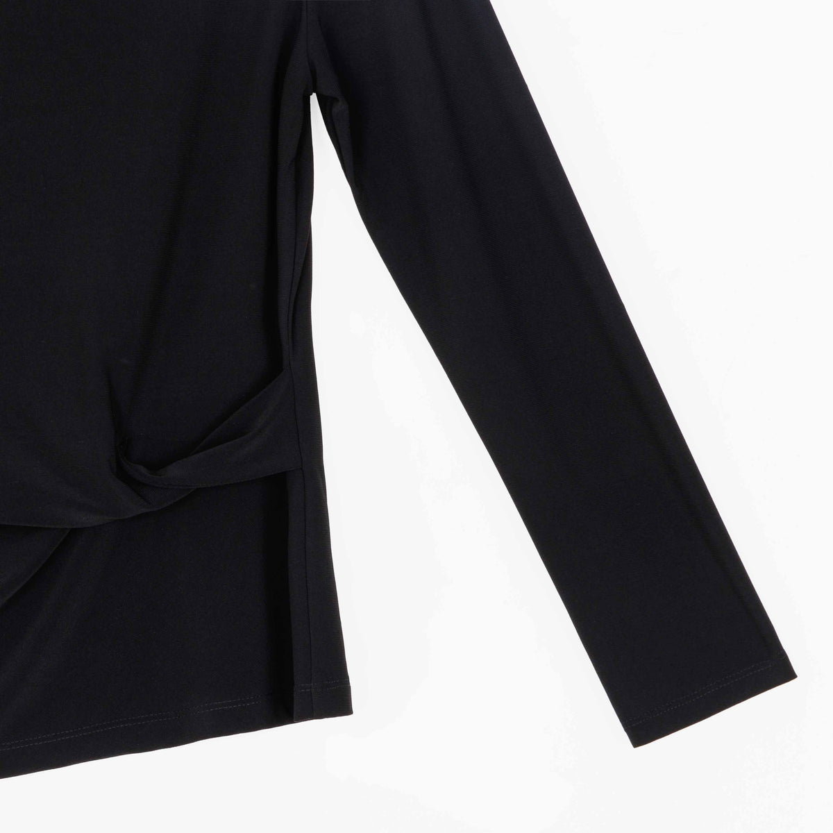 Side Twist Top - Black | Clara Sunwoo