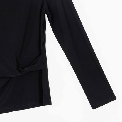 Side Twist Top - Black | Clara Sunwoo