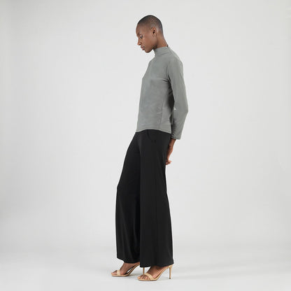Mock Funnel Neck Top - Olive - Final Sale | Clara Sunwoo