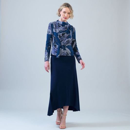 Ultra Cozy - Long Sleeve Loop Front Sweater Top - Rose Sketch - Final Sale | Clara Sunwoo