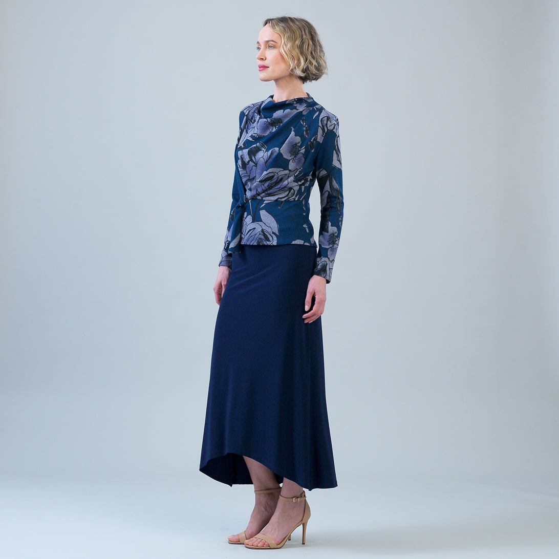 Ultra Cozy - Long Sleeve Loop Front Sweater Top - Rose Sketch - Final Sale | Clara Sunwoo