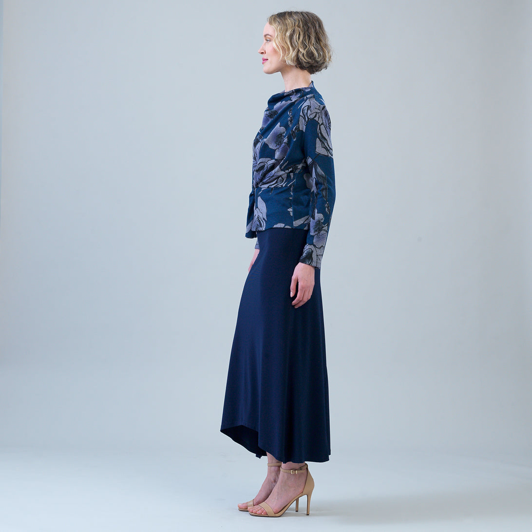 Ultra Cozy - Long Sleeve Loop Front Sweater Top - Rose Sketch - Final Sale | Clara Sunwoo