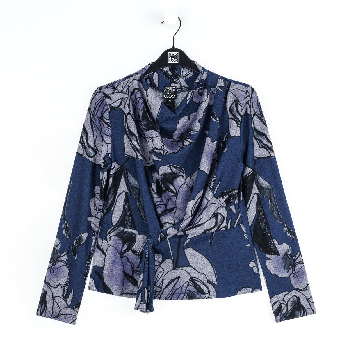 Ultra Cozy - Long Sleeve Loop Front Sweater Top - Rose Sketch - Final Sale | Clara Sunwoo