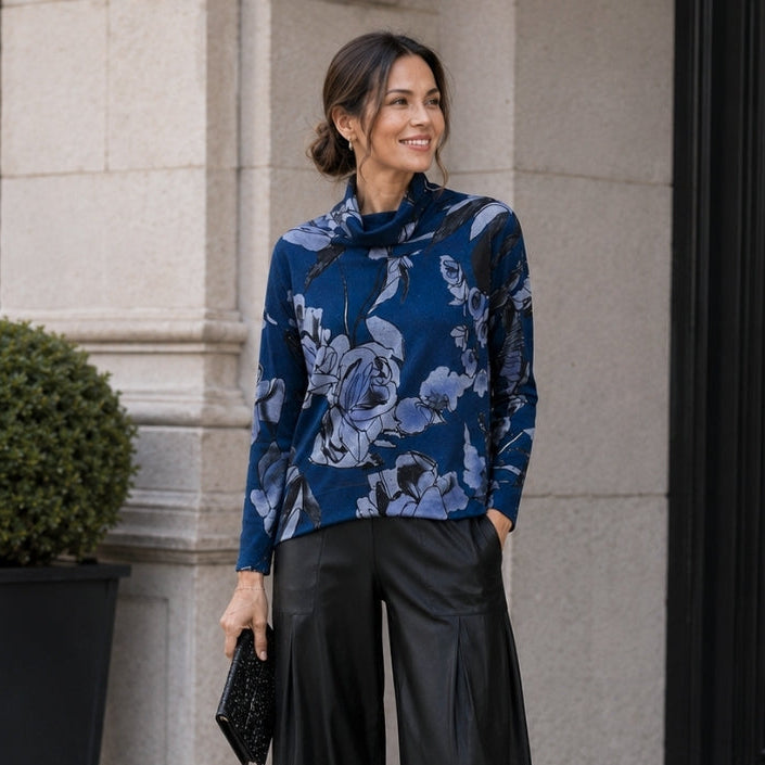 Ultra Cozy - Tipped Hem Sweater - Rose Sketch - Final Sale | Clara Sunwoo