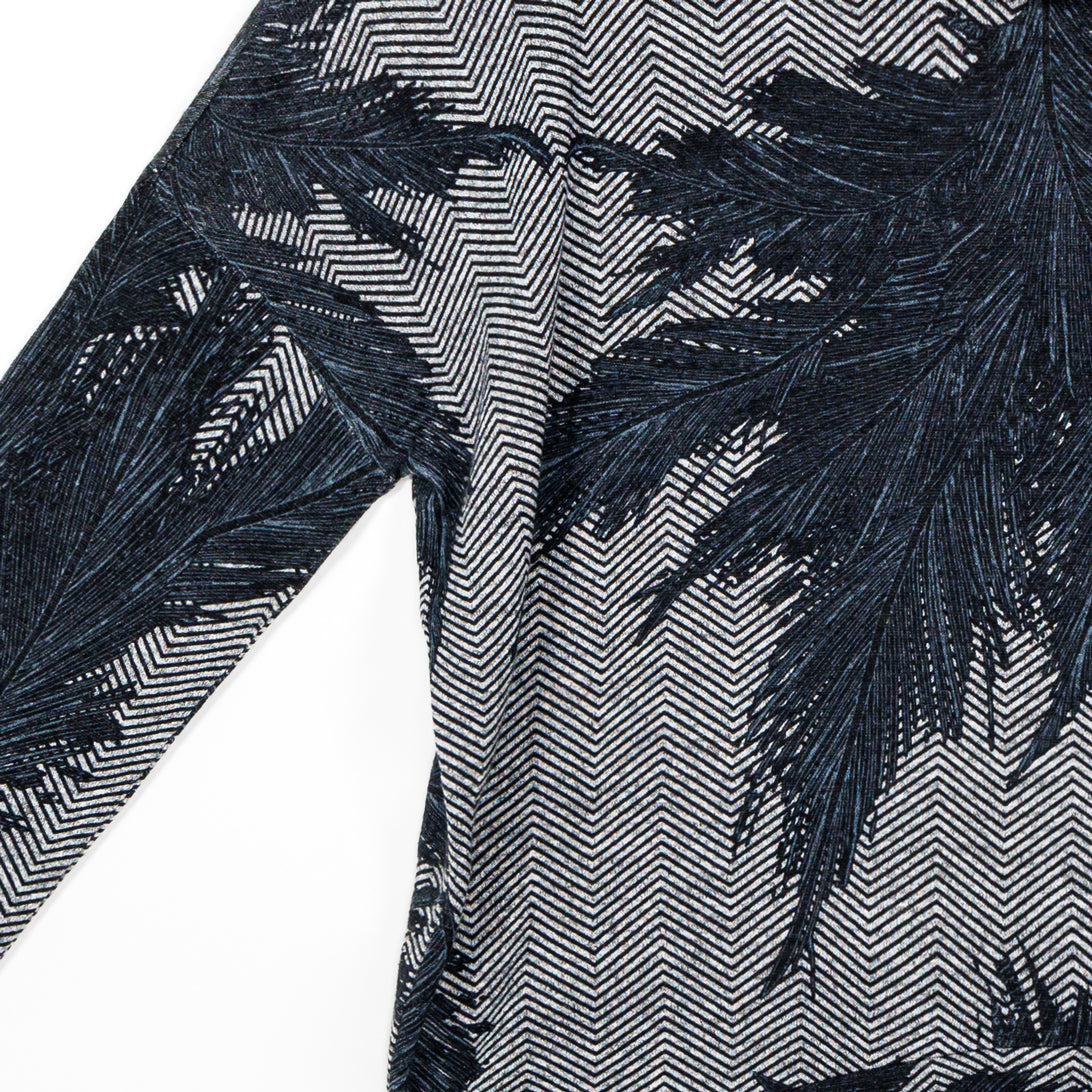 Lightweight Cozy - Banded Hemline Sweater - Feather Leaf - Final Sale! | Clara Sunwoo