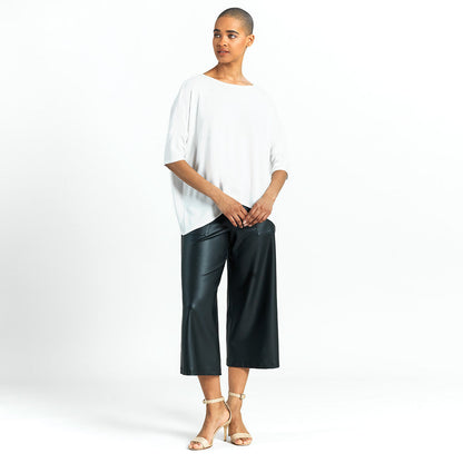 Ultra Cozy - Side Tipped Sweater Top - Ivory - Final Sale! | Clara Sunwoo