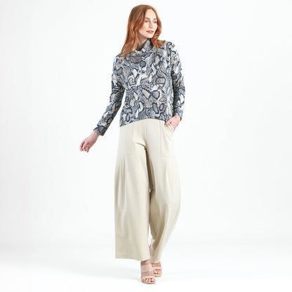 Cozy Texture - Tipped Hem Sweater - Python Scale - Final Sale! | Clara Sunwoo