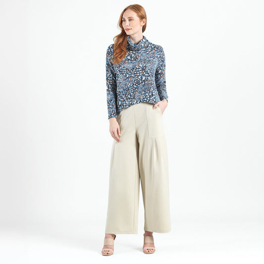 Cozy Texture - Textured Tipped Hem Sweater - Floral Puff - Final Sale! | Clara Sunwoo