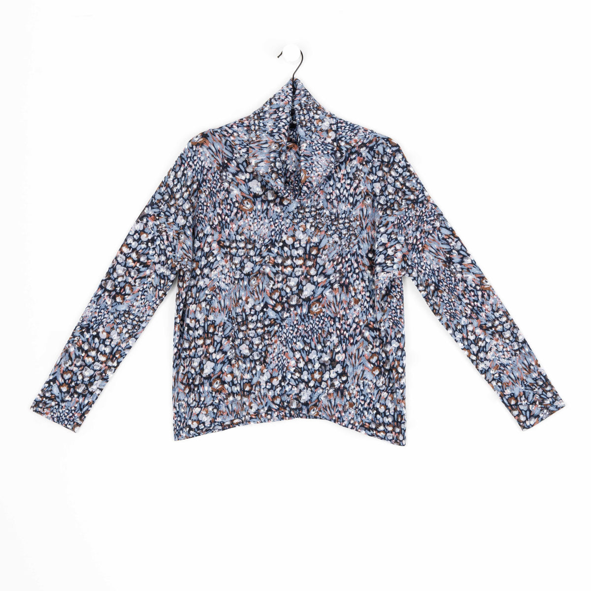 Cozy Texture - Textured Tipped Hem Sweater - Floral Puff - Final Sale! | Clara Sunwoo