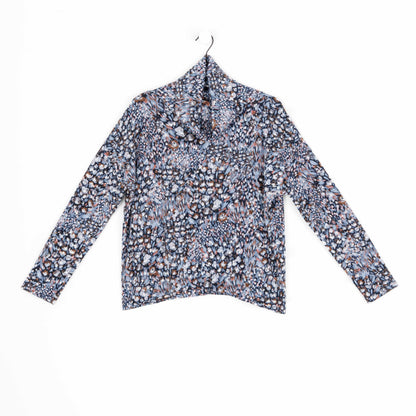 Cozy Texture - Textured Tipped Hem Sweater - Floral Puff - Final Sale! | Clara Sunwoo
