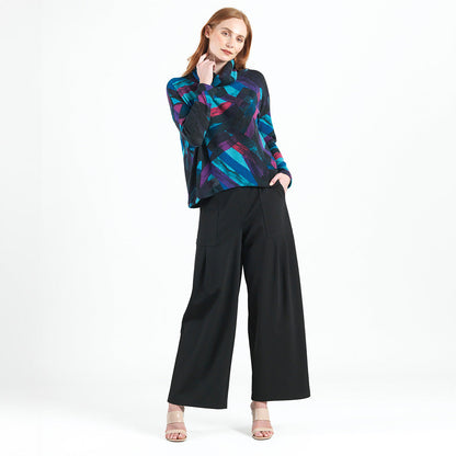 Lightweight Cozy - Tipped Hem Sweater - Ribbon Stripe - Final Sale! | Clara Sunwoo