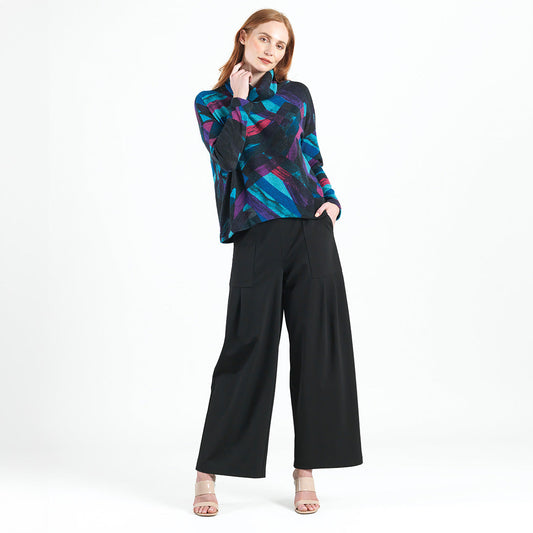 Lightweight Cozy - Tipped Hem Sweater - Ribbon Stripe - Final Sale! | Clara Sunwoo