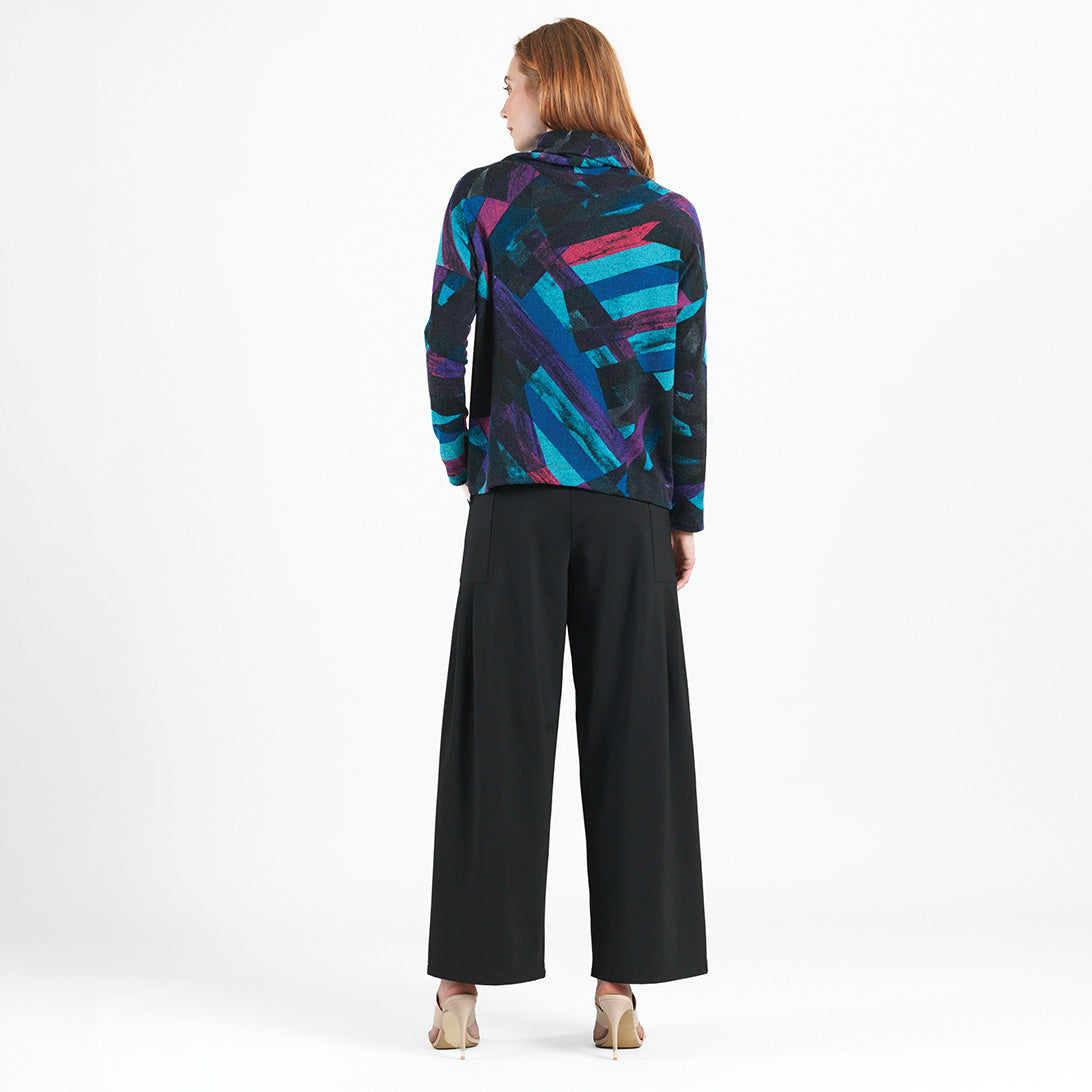Lightweight Cozy - Tipped Hem Sweater - Ribbon Stripe - Final Sale! | Clara Sunwoo