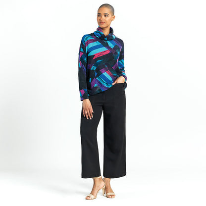 Lightweight Cozy - Tipped Hem Sweater - Ribbon Stripe - Final Sale! | Clara Sunwoo