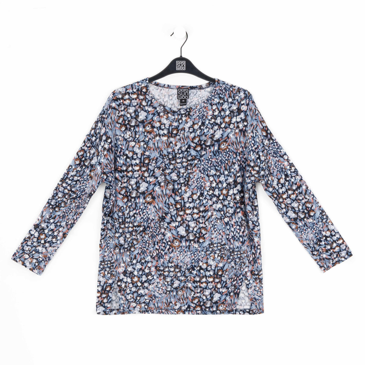 Cozy Texture - Textured Vented Sweater Tunic - Floral Puff - Final Sale | Clara Sunwoo