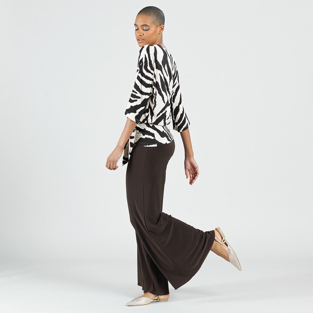 Cozy Knit - Side Tie Sweater Top - Zebra - Final Sale | Clara Sunwoo