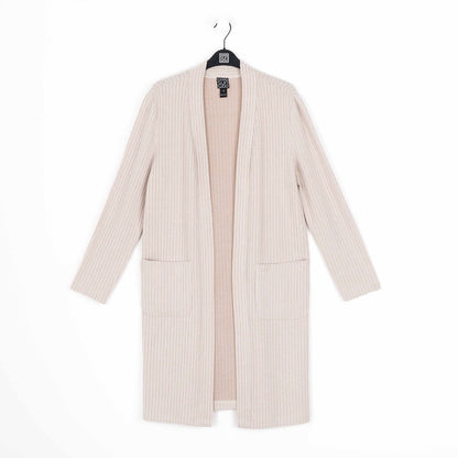 Chunky Ribbed - Modern Pocket Sweater Cardigan - Sand - Final Sale! | Clara Sunwoo