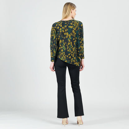 Cozy Texture - Half & Half Sleeve Sweater - Olive Leaf - Final Sale | Clara Sunwoo