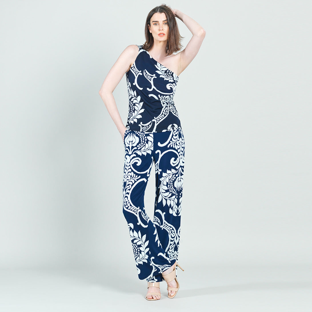 One Shoulder Top - Paisley Leaf - Final Sale! | Clara Sunwoo