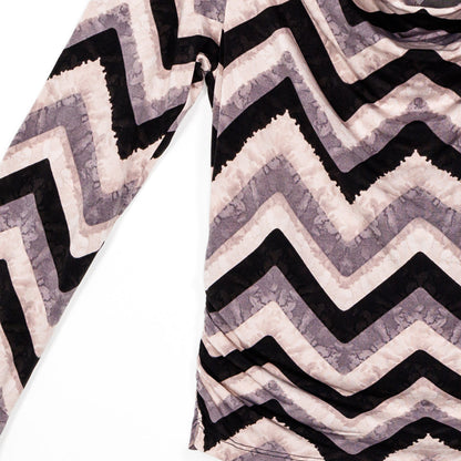 Cowl Neck Side Ruched Top - Chevron - Final Sale! | Clara Sunwoo