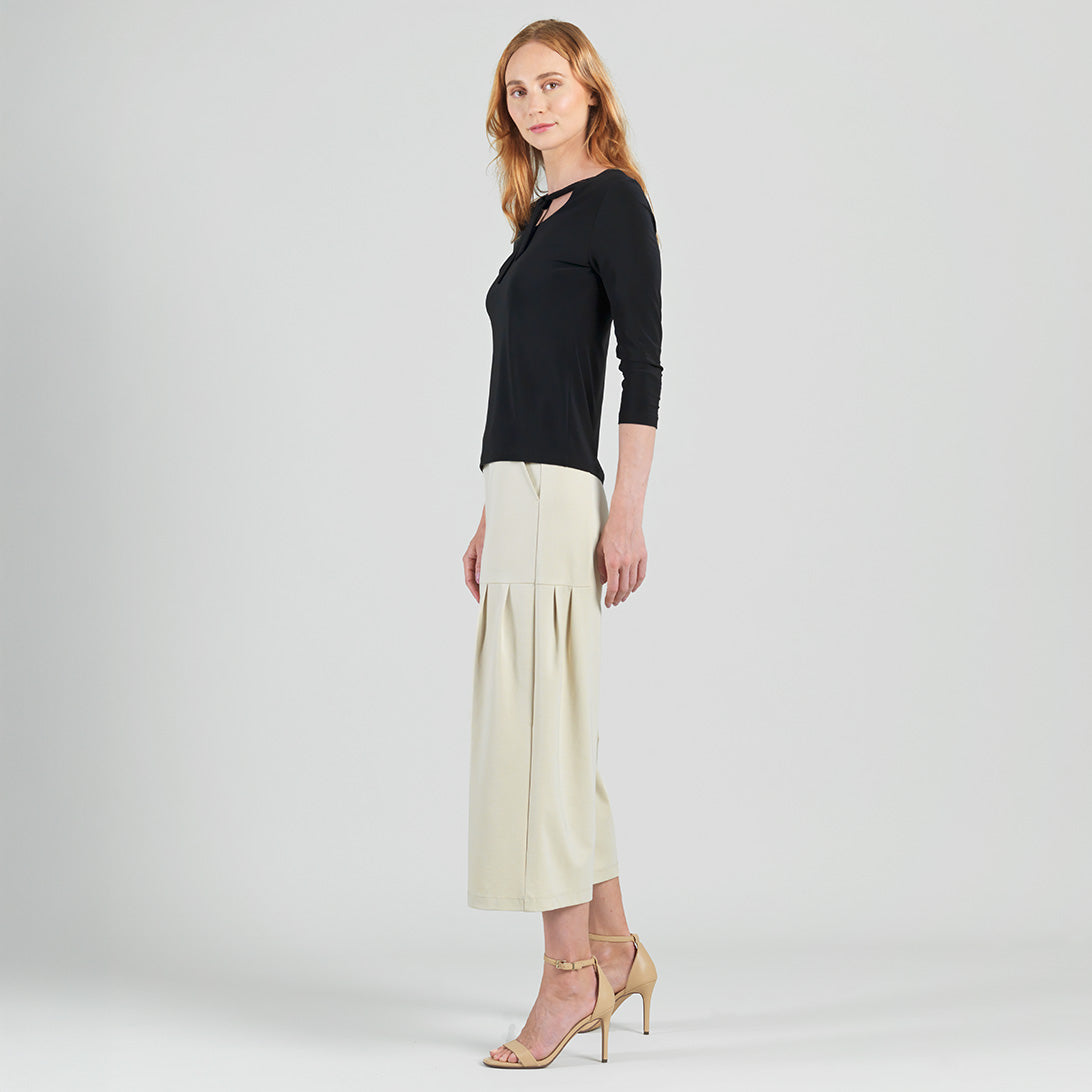 Reversible Back Tie Top - Black - Final Sale | Clara Sunwoo