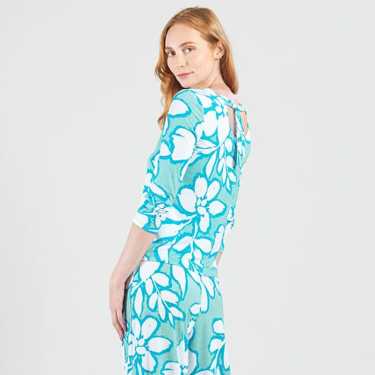 Reversible Back Tie Top - Paradise Petal - Final Sale | Clara Sunwoo