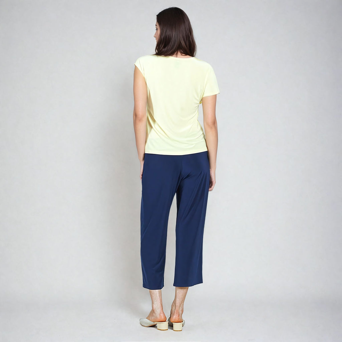 Ruffle Overlay Top - Yellow - Final Sale! | Clara Sunwoo